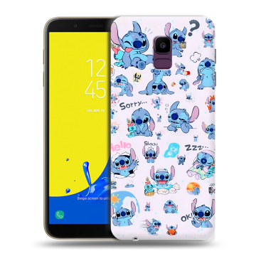 Силиконовый чехол на Samsung Galaxy J6 с принтом Лило и Стич Силиконовый чехол на Samsung Galaxy J6 с принтом Лило и Стич