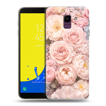 Силиконовый чехол на Samsung Galaxy J6 с принтом женский Силиконовый чехол на Samsung Galaxy J6 с принтом женский