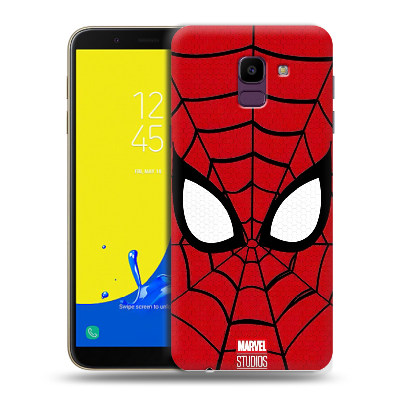 Силиконовый чехол на Samsung Galaxy J6 с принтом человек паук spiderman Силиконовый чехол на Samsung Galaxy J6 с принтом человек паук spiderman
