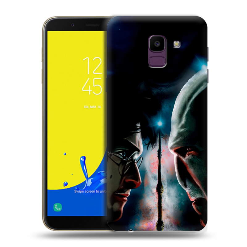 Силиконовый чехол на Samsung Galaxy J6 с принтом Гарри Поттер Harry Potter Силиконовый чехол на Samsung Galaxy J6 с принтом Гарри Поттер Harry Potter