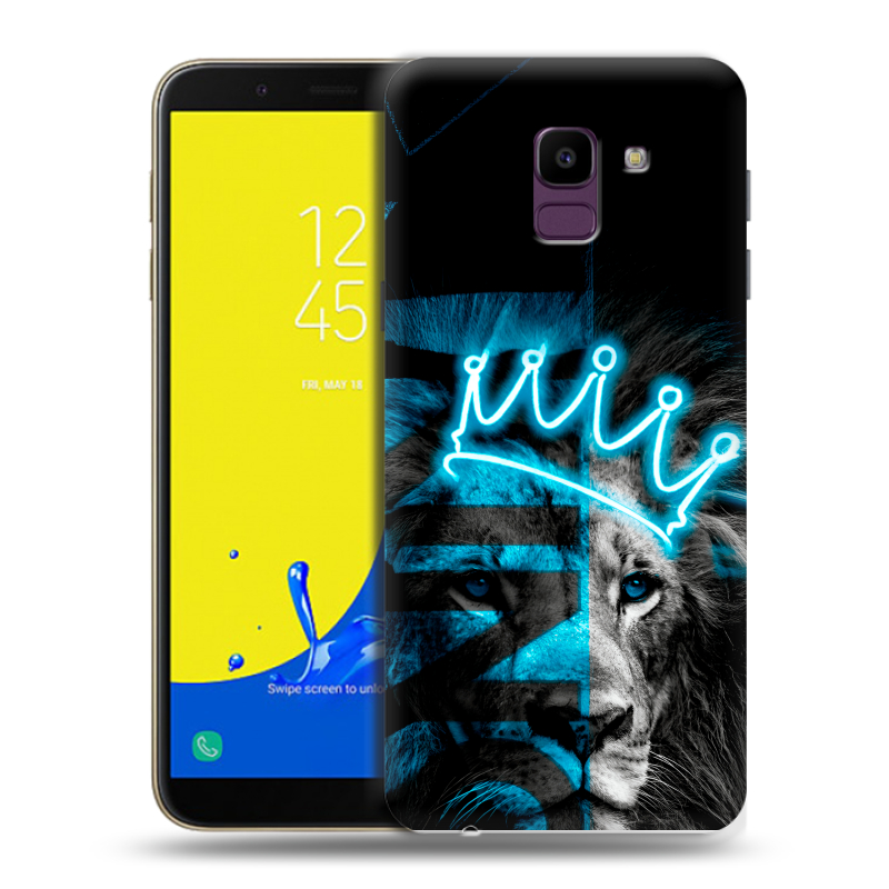 Силиконовый чехол на Samsung Galaxy J6 с принтом Король лев Силиконовый чехол на Samsung Galaxy J6 с принтом Король лев