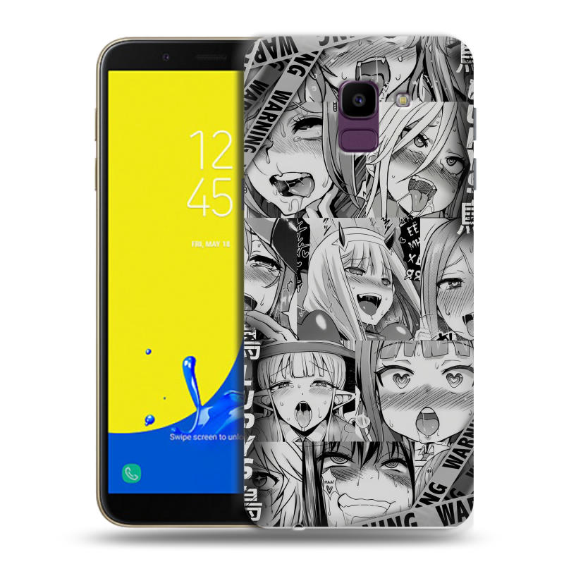 Силиконовый чехол на Samsung Galaxy J6 с принтом Ahegao Ахегао Аниме Силиконовый чехол на Samsung Galaxy J6 с принтом Ahegao Ахегао Аниме