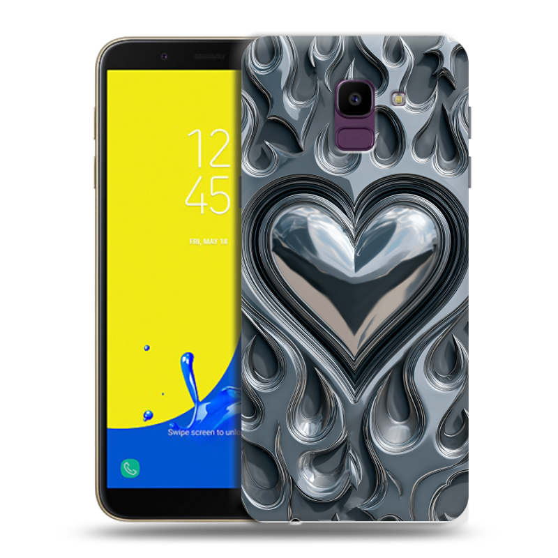 Пластиковый чехол на Samsung Galaxy J6 с принтом Y2K Пластиковый чехол на Samsung Galaxy J6 с принтом Y2K