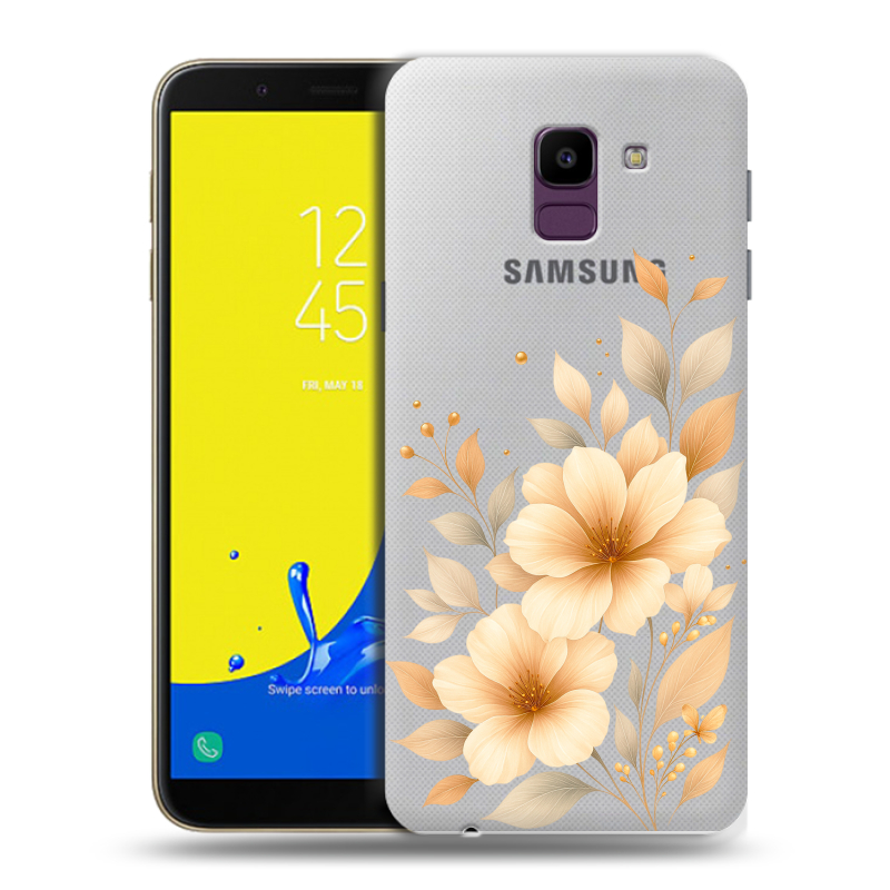 Пластиковый чехол на Samsung Galaxy J6 с принтом для девушки Пластиковый чехол на Samsung Galaxy J6 с принтом для девушки
