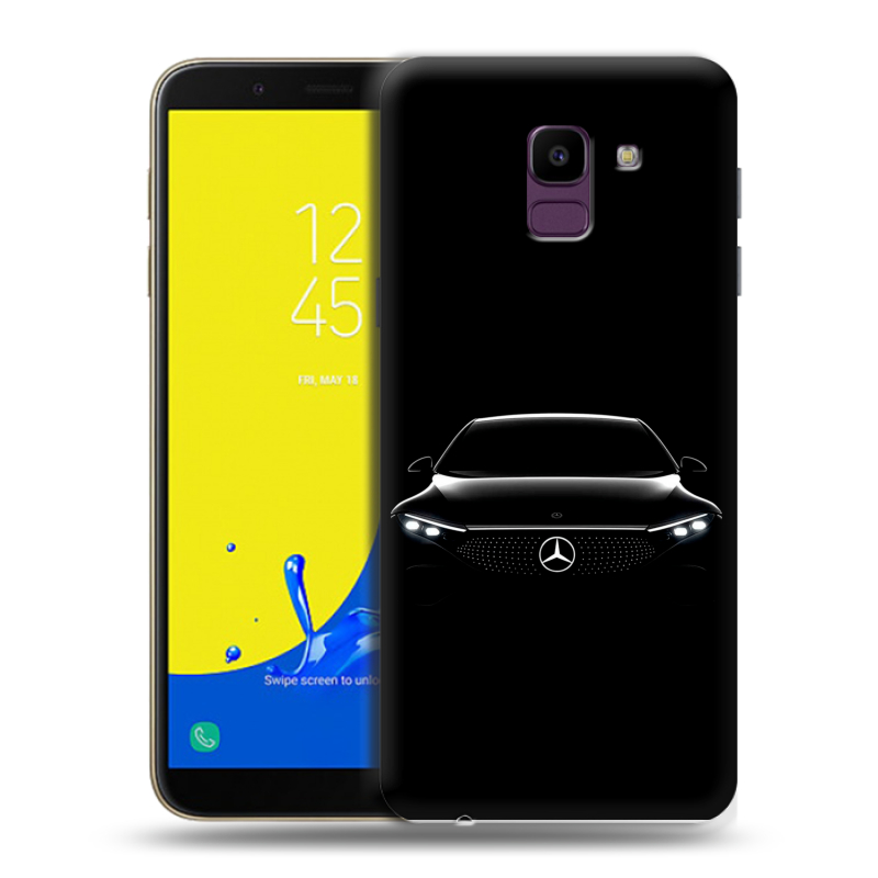 Силиконовый чехол на Samsung Galaxy J6 с принтом Mercedes Мерседес Силиконовый чехол на Samsung Galaxy J6 с принтом Mercedes Мерседес