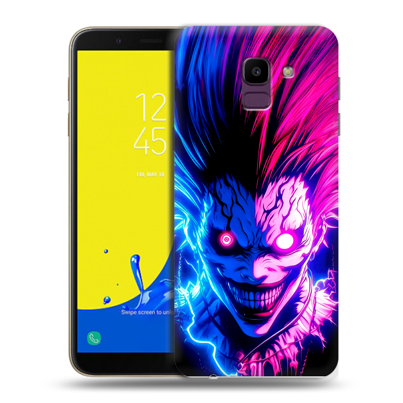 Пластиковый чехол на Samsung Galaxy J6 с принтом Death note Тетрадь смерти Пластиковый чехол на Samsung Galaxy J6 с принтом Death note Тетрадь смерти