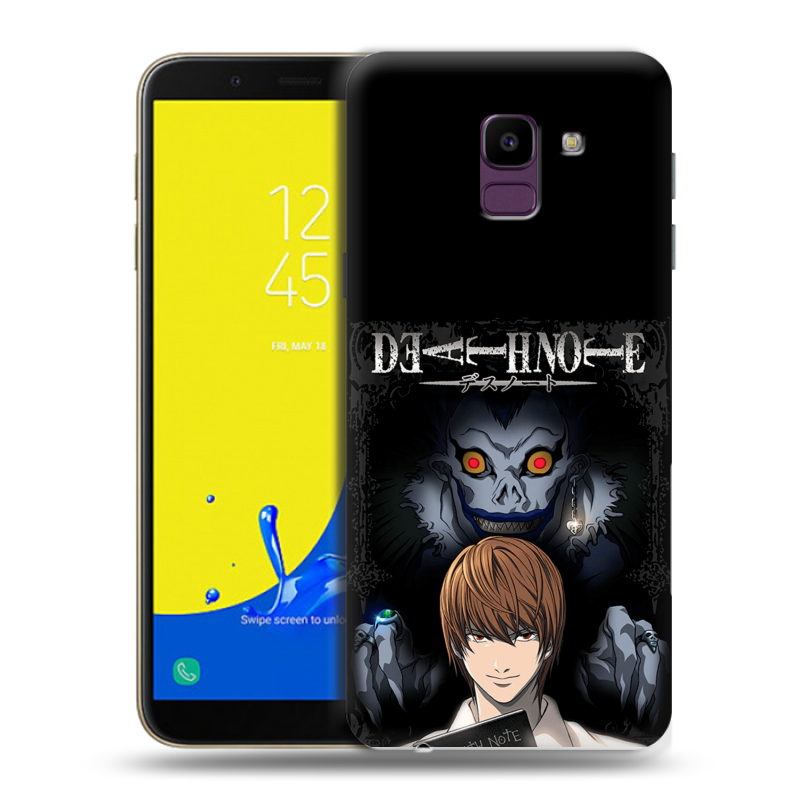 Силиконовый чехол на Samsung Galaxy J6 с принтом Death note Тетрадь смерти Силиконовый чехол на Samsung Galaxy J6 с принтом Death note Тетрадь смерти