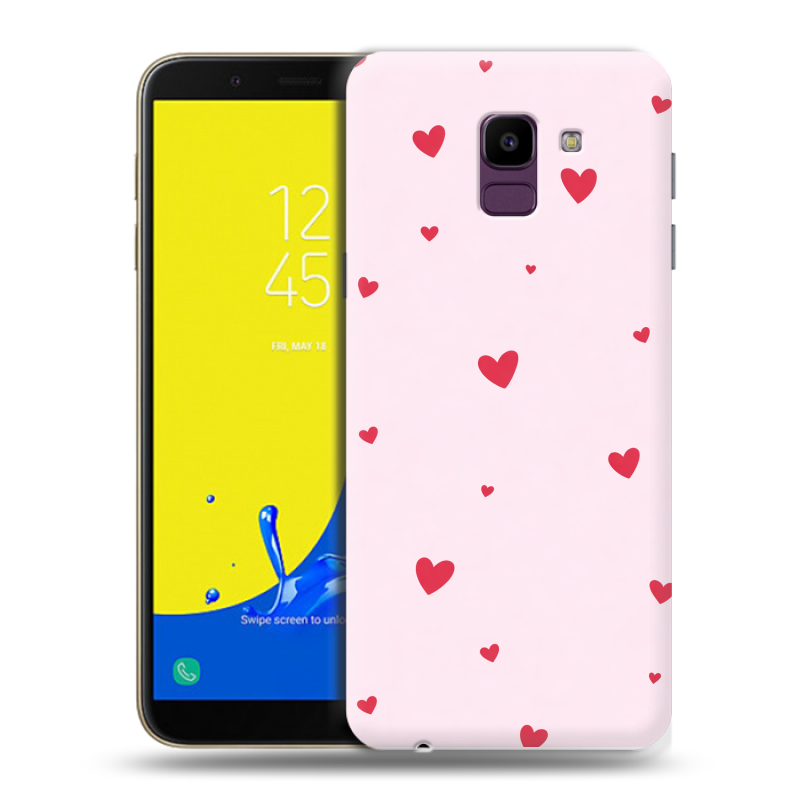 Пластиковый чехол на Samsung Galaxy J6 с принтом для девочек Пластиковый чехол на Samsung Galaxy J6 с принтом для девочек