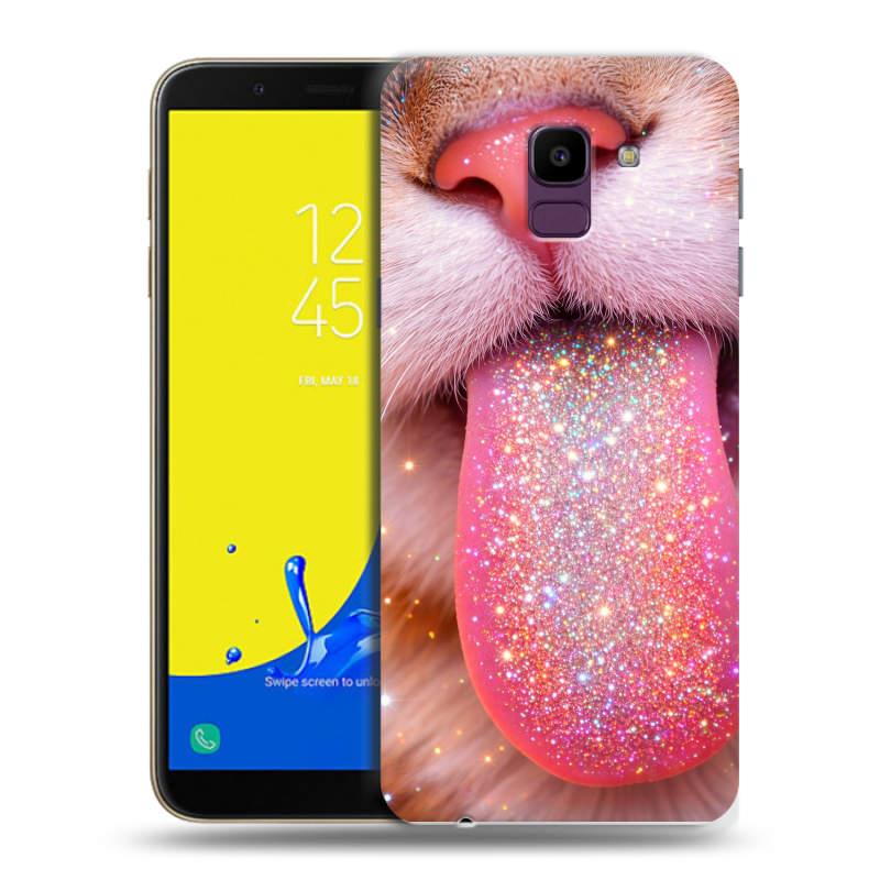 Силиконовый чехол на Samsung Galaxy J6 с принтом для девочек Силиконовый чехол на Samsung Galaxy J6 с принтом для девочек
