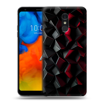 Пластиковый чехол на LG Q Stylus с принтом Абстракция