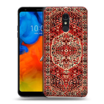 Пластиковый чехол на LG Q Stylus с принтом Ковер