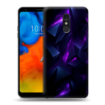 Пластиковый чехол на LG Q Stylus с принтом Абстракиция