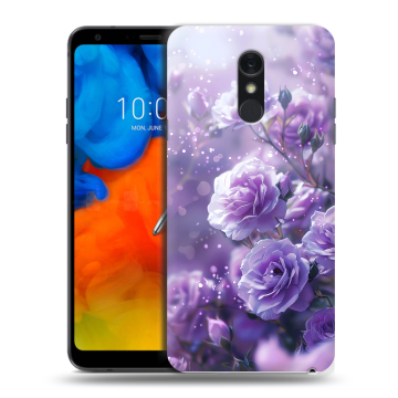 Пластиковый чехол на LG Q Stylus с принтом Розы цветы Пластиковый чехол на LG Q Stylus с принтом Розы цветы