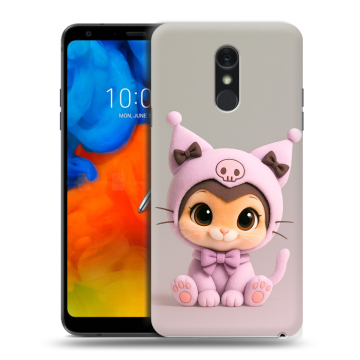 Пластиковый чехол на LG Q Stylus с принтом Куроми Kuromi 