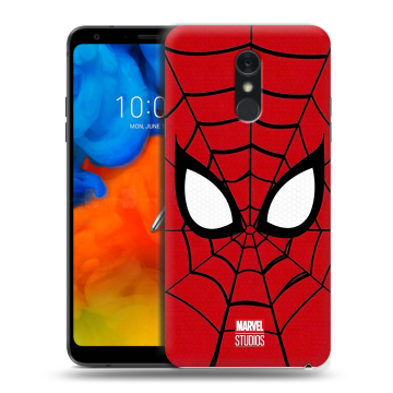Пластиковый чехол на LG Q Stylus с принтом человек паук spiderman Пластиковый чехол на LG Q Stylus с принтом человек паук spiderman