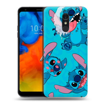 Пластиковый чехол на LG Q Stylus с принтом Лило и Стич