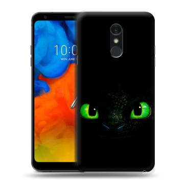 Пластиковый чехол на LG Q Stylus с принтом Как приручить дракона