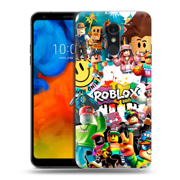 Пластиковый чехол на LG Q Stylus с принтом Roblox Роблокс Пластиковый чехол на LG Q Stylus с принтом Roblox Роблокс