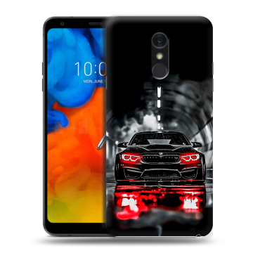 Пластиковый чехол на LG Q Stylus с принтом BMW БМВ Пластиковый чехол на LG Q Stylus с принтом BMW БМВ