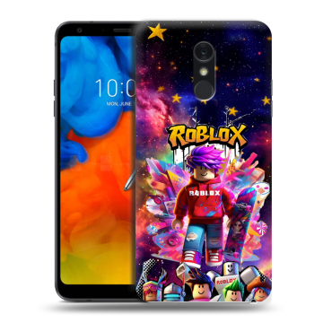 Пластиковый чехол на LG Q Stylus с принтом Roblox Роблокс Пластиковый чехол на LG Q Stylus с принтом Roblox Роблокс