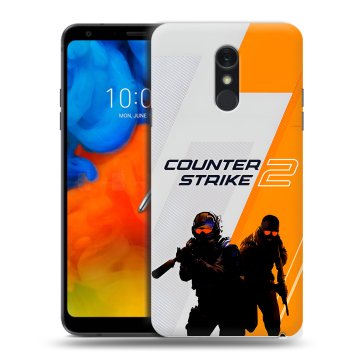 Пластиковый чехол на LG Q Stylus с принтом Counter Strike