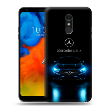 Пластиковый чехол на LG Q Stylus с принтом Mercedes Мерседес