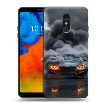 Пластиковый чехол на LG Q Stylus с принтом BMW БМВ Пластиковый чехол на LG Q Stylus с принтом BMW БМВ