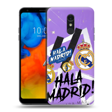 Пластиковый чехол на LG Q Stylus с принтом Real Madrid Реал Мадрид