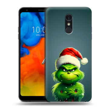 Пластиковый чехол на LG Q Stylus с принтом Новый год