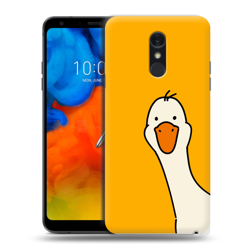 Пластиковый чехол на LG Q Stylus с принтом Утка Пластиковый чехол на LG Q Stylus с принтом Утка