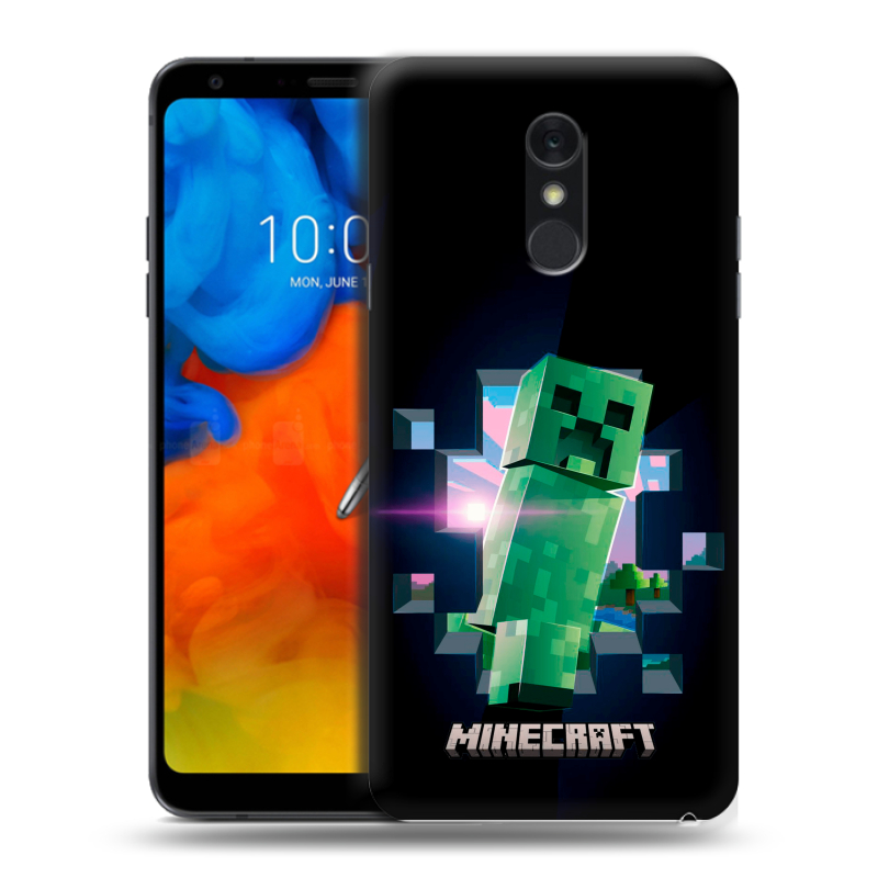 Пластиковый чехол на LG Q Stylus с принтом Майнкрафт Minecraft Пластиковый чехол на LG Q Stylus с принтом Майнкрафт Minecraft
