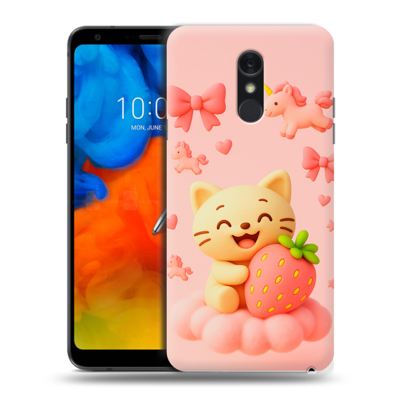 Пластиковый чехол на LG Q Stylus с принтом для девочек Пластиковый чехол на LG Q Stylus с принтом для девочек