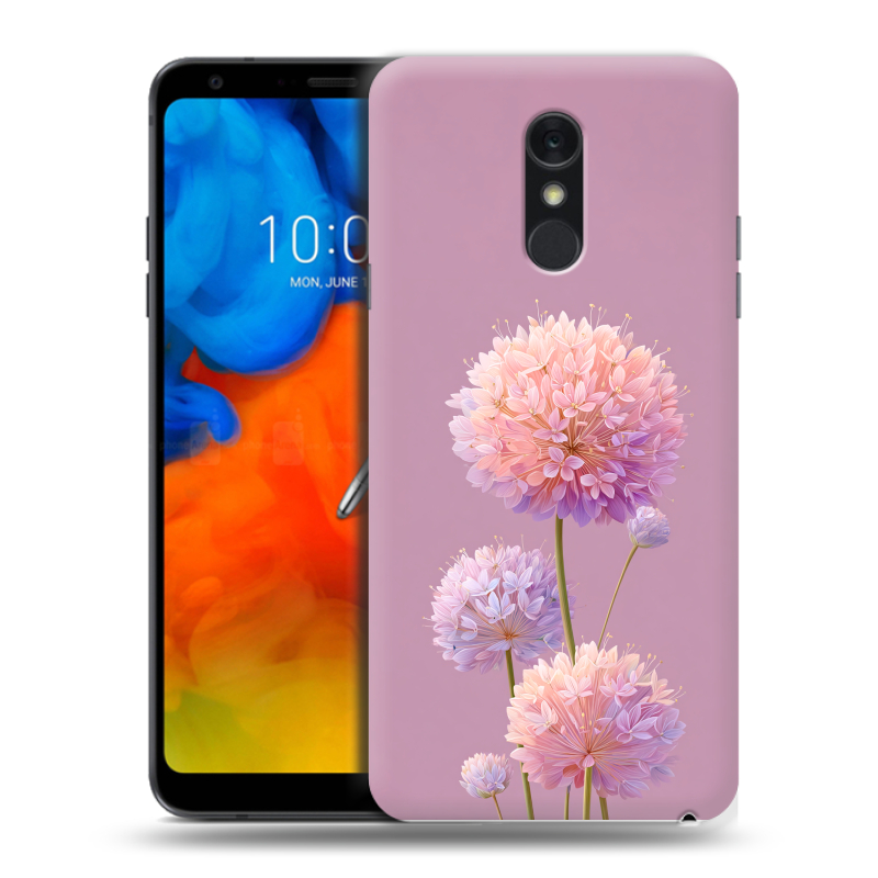 Пластиковый чехол на LG Q Stylus с принтом Цветы Пластиковый чехол на LG Q Stylus с принтом Цветы
