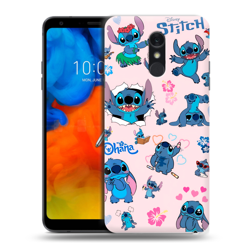 Пластиковый чехол на LG Q Stylus с принтом Лило и Стич Пластиковый чехол на LG Q Stylus с принтом Лило и Стич