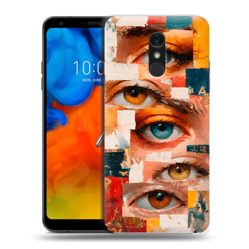 Пластиковый чехол на LG Q Stylus с принтом Модный принт Пластиковый чехол на LG Q Stylus с принтом Модный принт