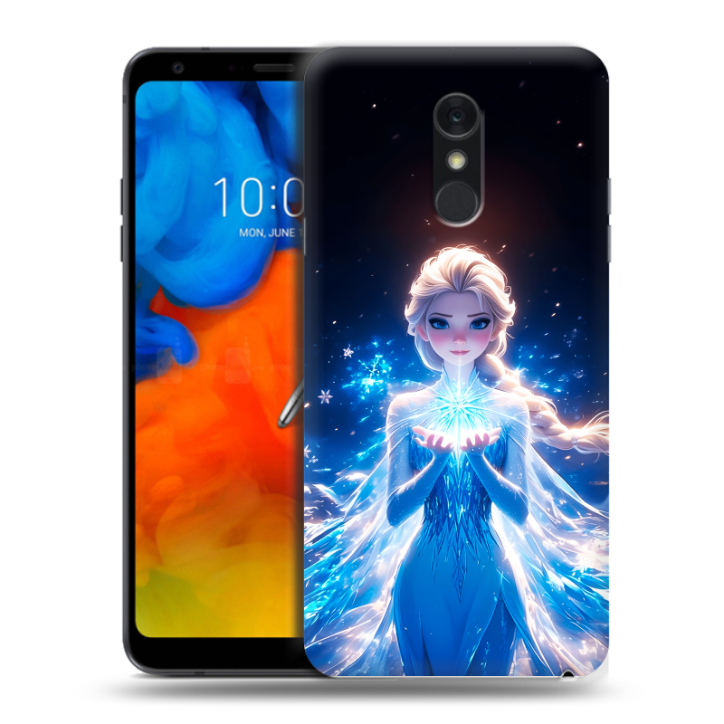 Пластиковый чехол на LG Q Stylus с принтом Холодное сердце Frozen Пластиковый чехол на LG Q Stylus с принтом Холодное сердце Frozen