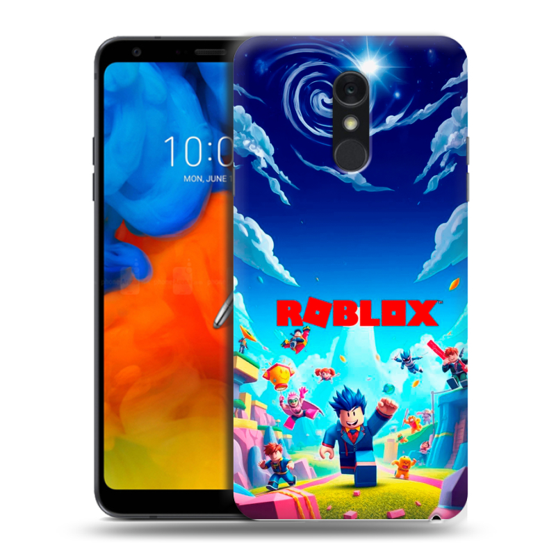 Пластиковый чехол на LG Q Stylus с принтом Roblox Роблокс Пластиковый чехол на LG Q Stylus с принтом Roblox Роблокс