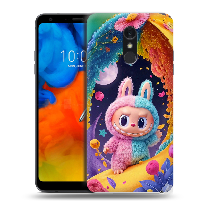 Пластиковый чехол на LG Q Stylus с принтом Labubu Лабубу Пластиковый чехол на LG Q Stylus с принтом Labubu Лабубу
