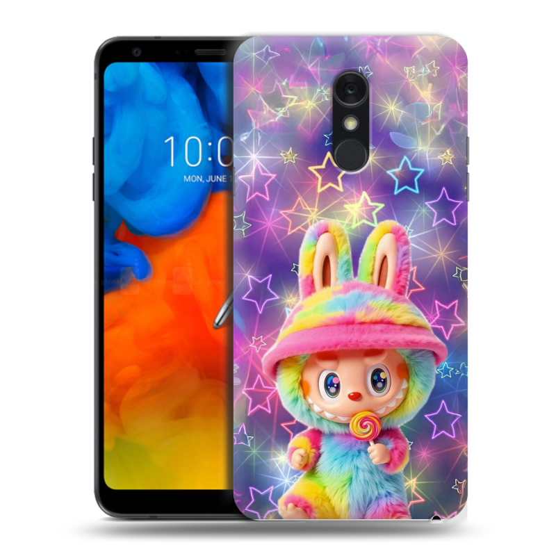 Пластиковый чехол на LG Q Stylus с принтом Labubu Лабубу Пластиковый чехол на LG Q Stylus с принтом Labubu Лабубу