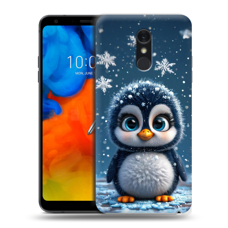 Пластиковый чехол на LG Q Stylus с принтом Новый год Пластиковый чехол на LG Q Stylus с принтом Новый год