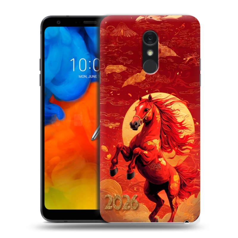 Пластиковый чехол на LG Q Stylus с принтом Новый год Пластиковый чехол на LG Q Stylus с принтом Новый год