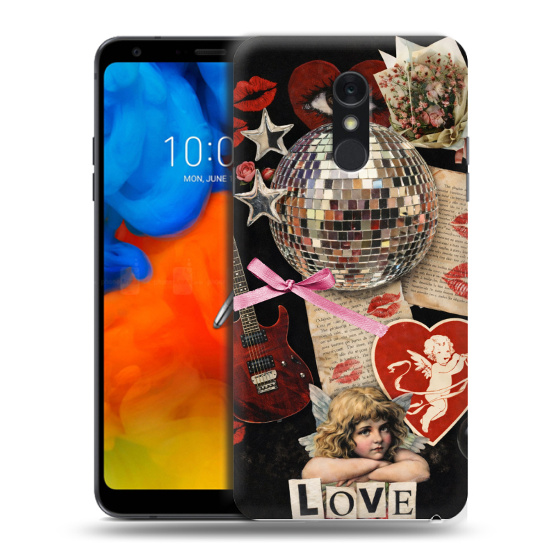 Пластиковый чехол на LG Q Stylus с принтом для девочек Пластиковый чехол на LG Q Stylus с принтом для девочек