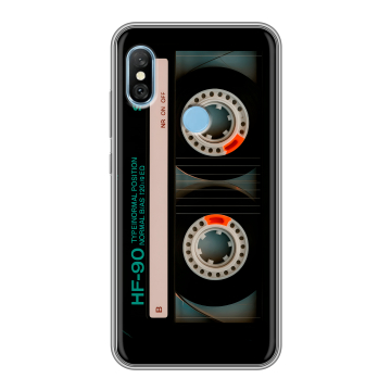 Пластиковый чехол на Xiaomi RedMi 6 Pro с принтом Кассета Пластиковый чехол на Xiaomi RedMi 6 Pro с принтом Кассета