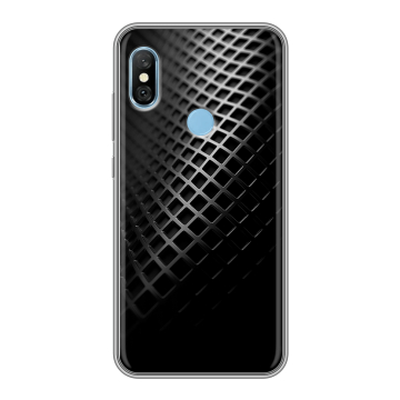 Пластиковый чехол на Xiaomi RedMi 6 Pro с принтом Текстура металла Пластиковый чехол на Xiaomi RedMi 6 Pro с принтом Текстура металла