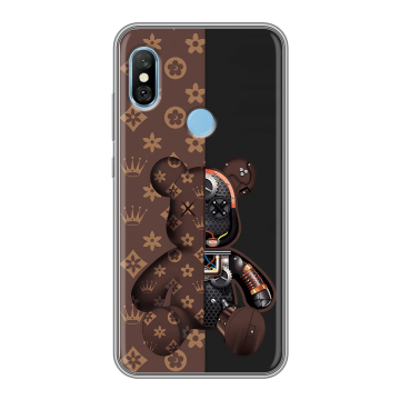 Пластиковый чехол на Xiaomi RedMi 6 Pro с принтом Луи робот Пластиковый чехол на Xiaomi RedMi 6 Pro с принтом Луи робот