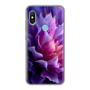 Пластиковый чехол на Xiaomi RedMi 6 Pro с принтом женский цветы Пластиковый чехол на Xiaomi RedMi 6 Pro с принтом женский цветы