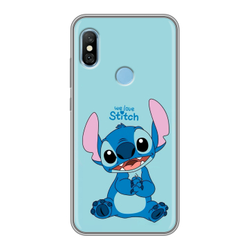 Пластиковый чехол на Xiaomi RedMi 6 Pro с принтом Лило и Стич Пластиковый чехол на Xiaomi RedMi 6 Pro с принтом Лило и Стич