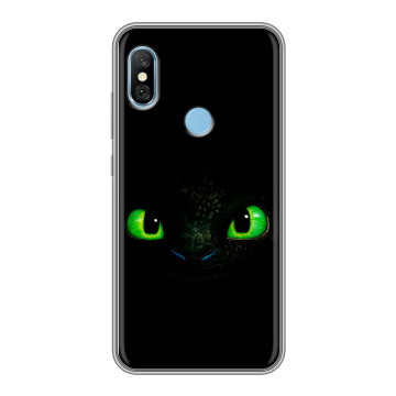 Пластиковый чехол на Xiaomi RedMi 6 Pro с принтом Как приручить дракона Пластиковый чехол на Xiaomi RedMi 6 Pro с принтом Как приручить дракона
