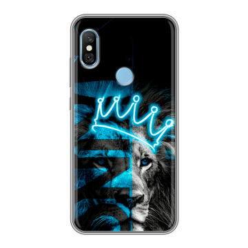Пластиковый чехол на Xiaomi RedMi 6 Pro с принтом Король лев