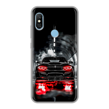 Пластиковый чехол на Xiaomi RedMi 6 Pro с принтом BMW БМВ Пластиковый чехол на Xiaomi RedMi 6 Pro с принтом BMW БМВ